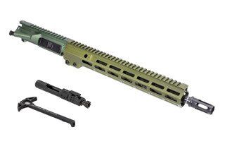 Geissele Automatics 14.5" Blemula 5.56 NATO 40mm Green Upper Receiver With Expo Arms BCG and Charging Handle
